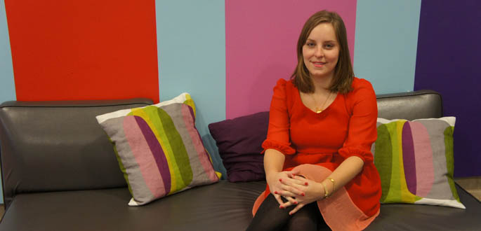 Pictured is PR and advertising alumna Mallory Laporte. Photo |
