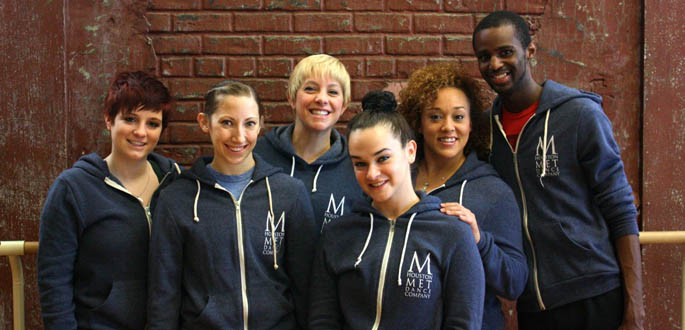 Pictured are Point Park University dance alumni working for the Houston Met Dance Company.