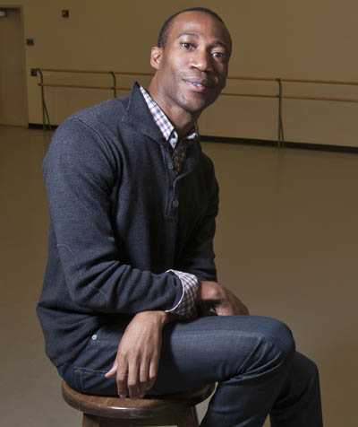 Garfield Lemonius is an assistant professor of dance in the Conservatory of Performing Arts. | Photo by Christopher Rolinson
