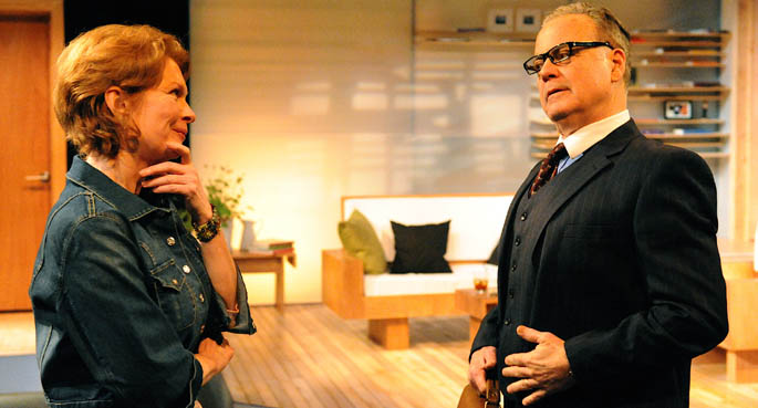 A scene from The REP's world premiere production of 'Mid-Strut' at the Pittsburgh Playhouse.