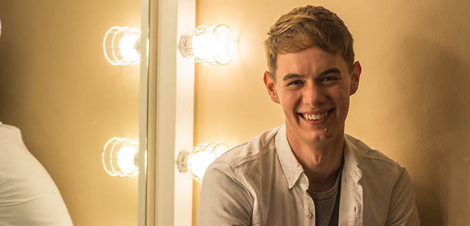 Pictured is Conservatory of Performing Arts alumnus Connor Russell.