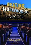 Pictured is the book cover of Beating Hollywood by Steve Cuden