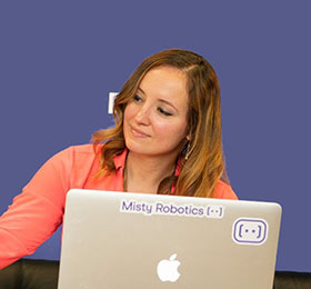 Pictured is MBA alumna Daria Opekunova. Photo by Allison Moulton.