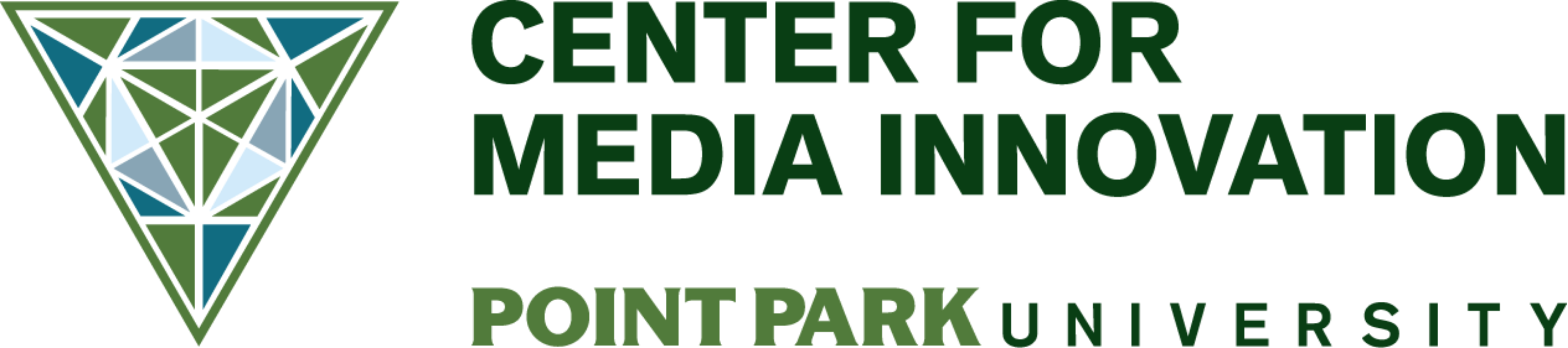 Logo of the Center for Media Innovation at Point Park University;.