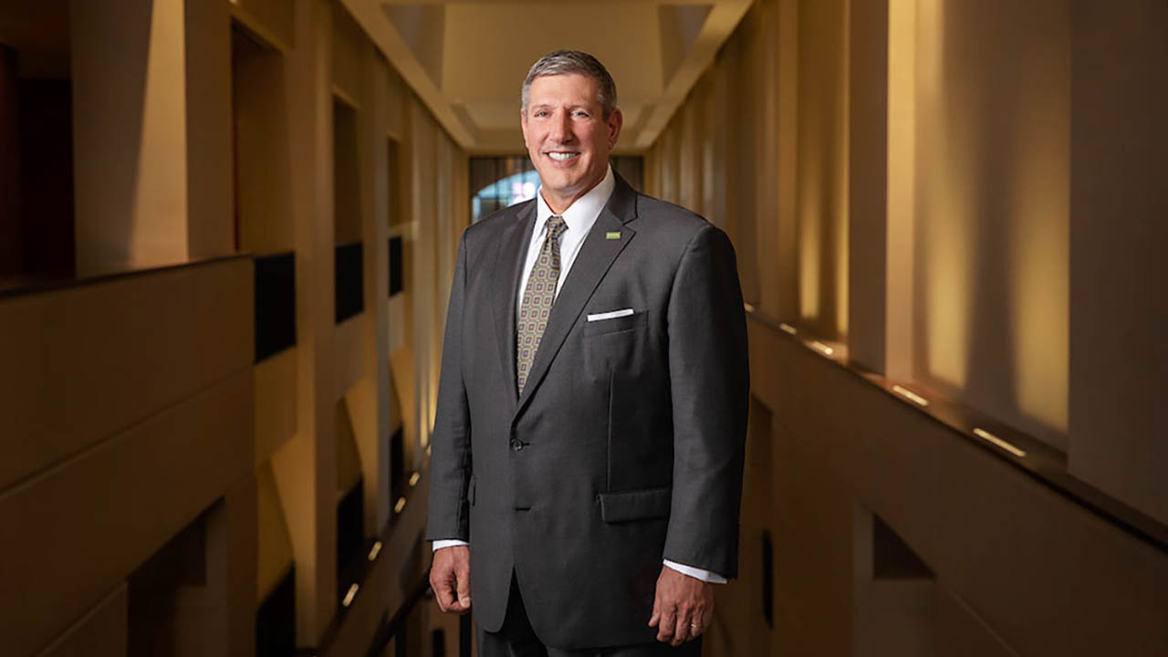 Pictured is President Chris W. Brussalis.