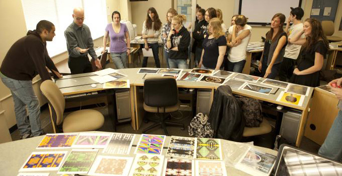 The late Patrick Millard with students