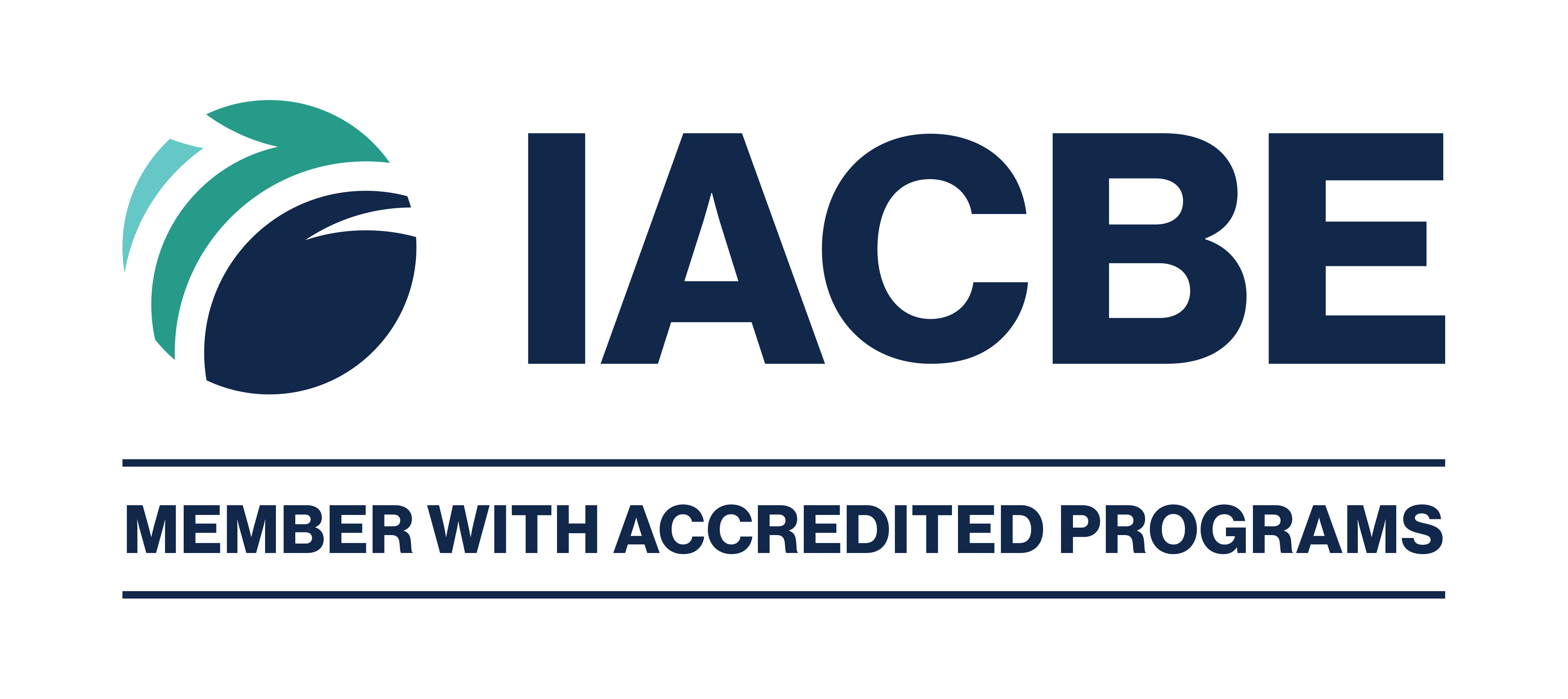 Pictured is the IACBE Member logo. Submitted.