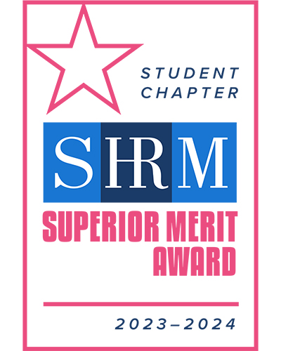 Pictured is the SHRM Superior Merit Award.