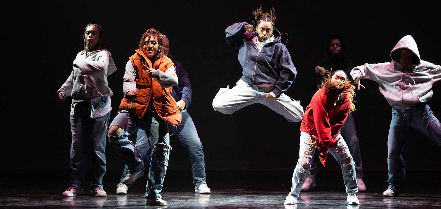 School of Dance students perform "Can't Stop, Won't Stop" for the Fall Dance Concert.