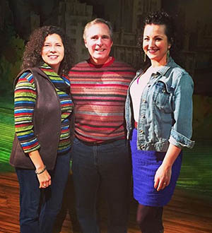 Pictured is Madison DeCoske with President and Mrs. Hennigan. | Submitted photo