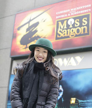 Pictured musical theatre alumna Viveca Chow