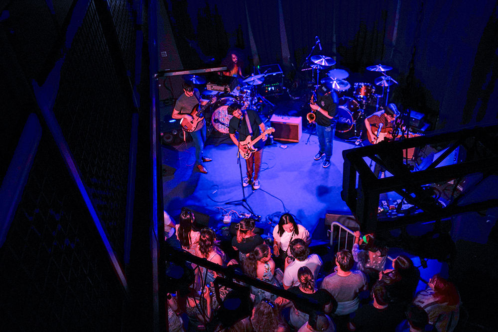 Pictured are Chase and the Barons performing at the Pioneer Star showcase at Stage AE. Photo by Jordan Kullen.