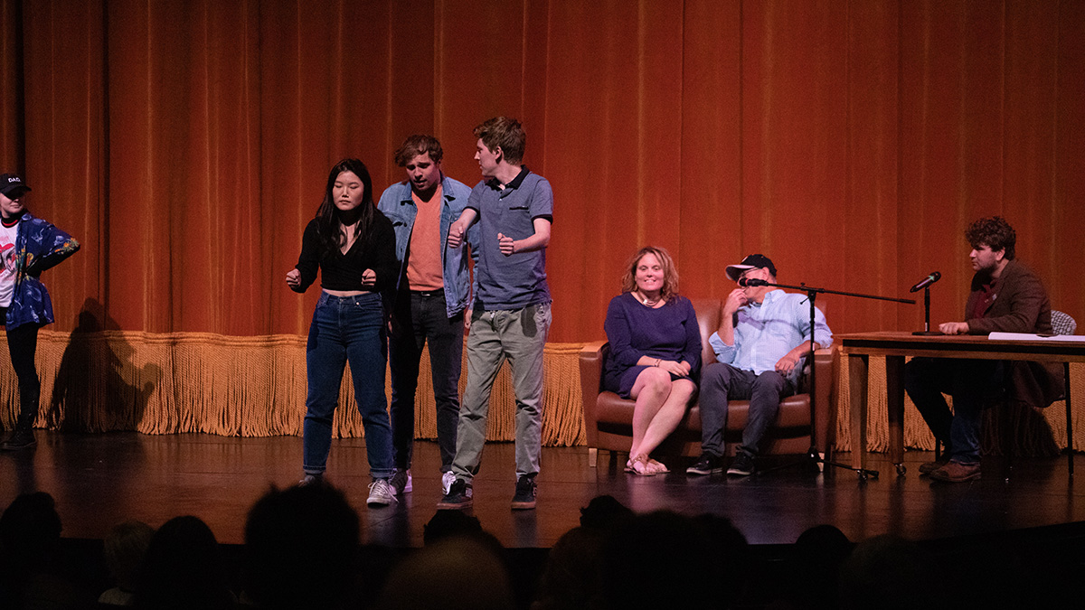 Pictured is the Point Blank Comedy Club event on Oct. 5, 2019. Photo by Hannah Johnston