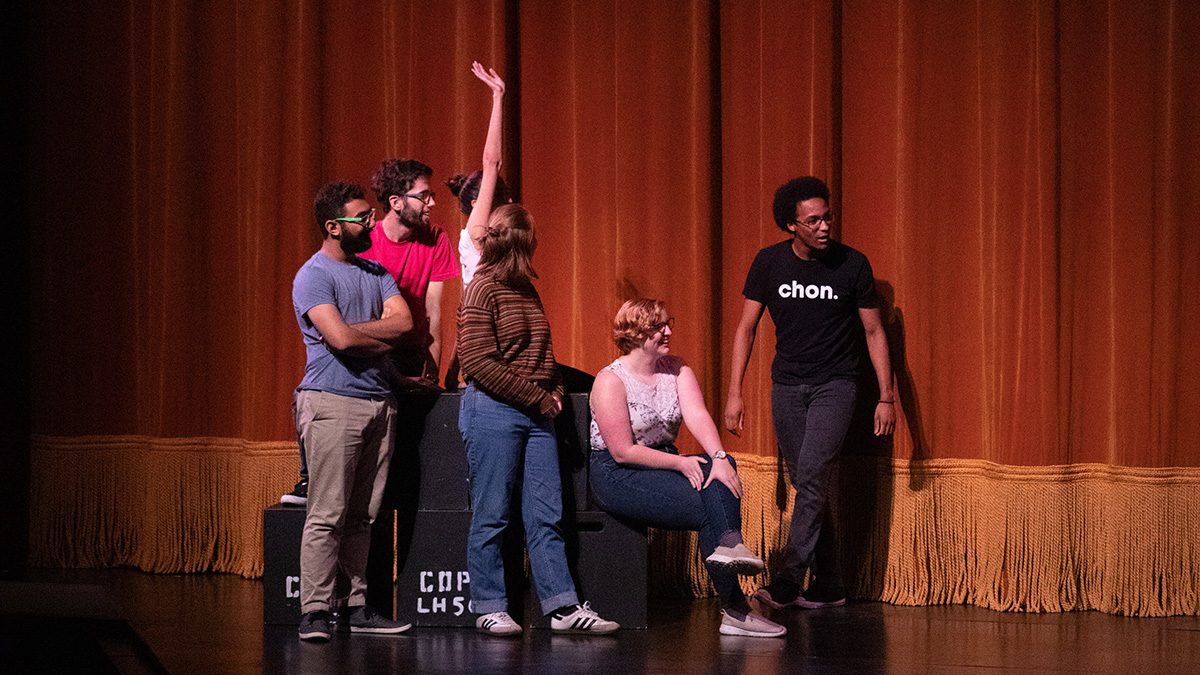 Pictured is the Point Blank Comedy Club event on Oct. 5, 2019. Photo by Hannah Johnston