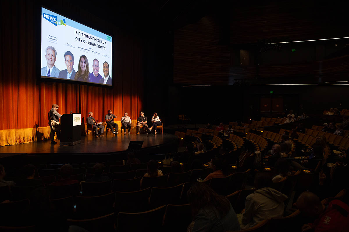 Panelists discuss "Is Pittsburgh Still a City of Champions?"