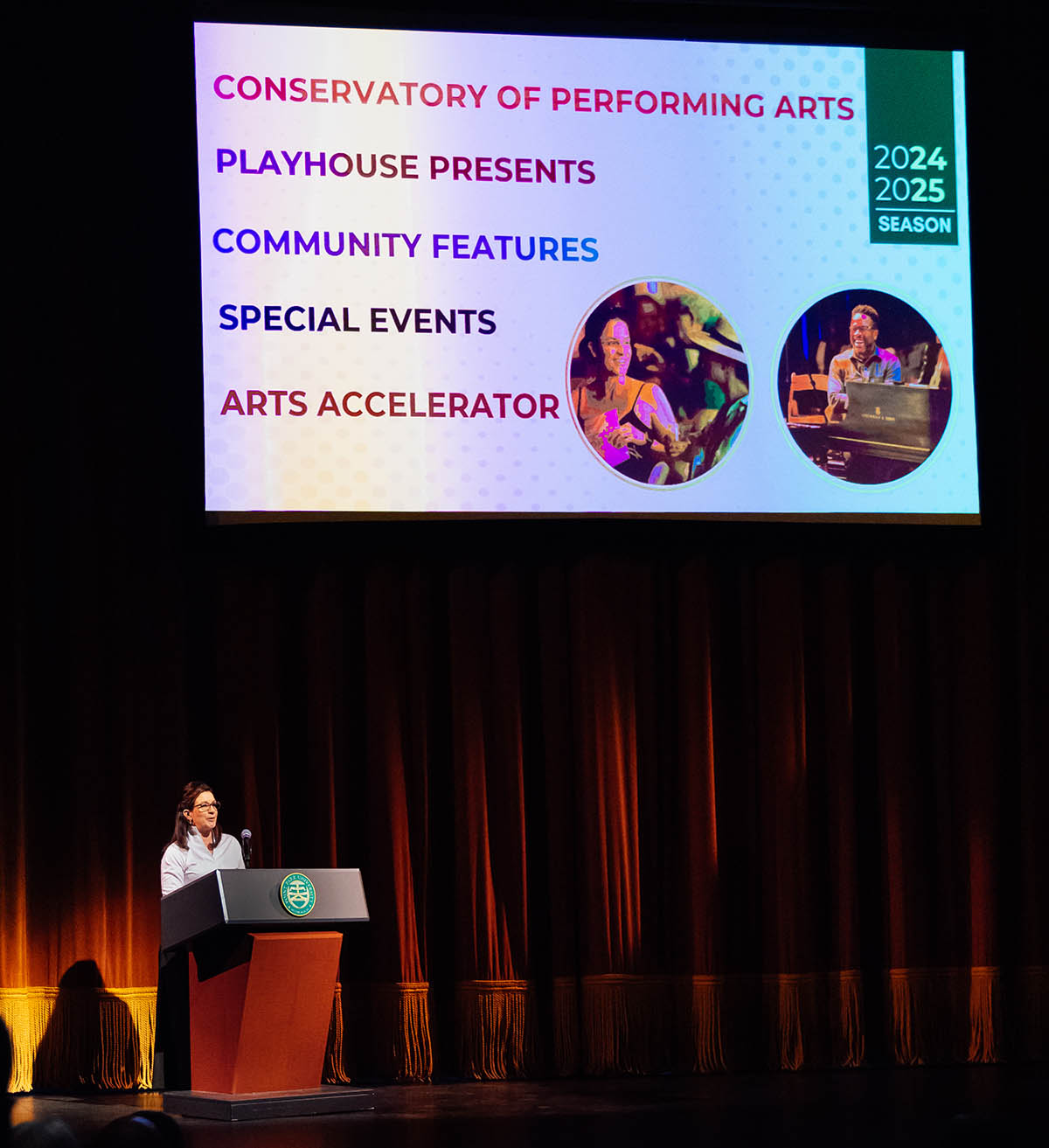 A photo from the Pittsburgh Playhouse 2024-25 season announcement event. Photo | Ethan Stoner