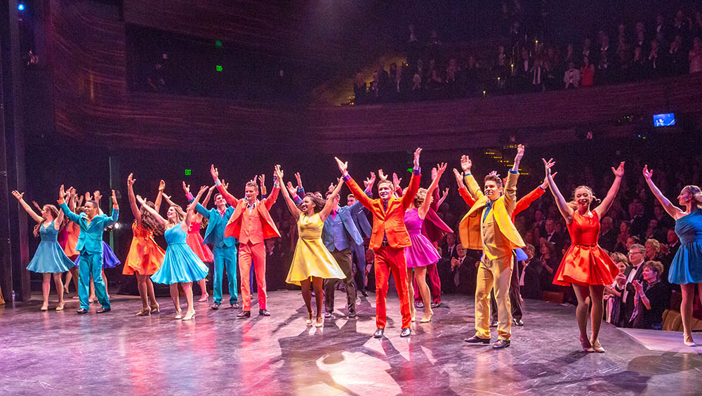Point Park students perform on the PNC Theatre stage in the award-winning Pittsburgh Playhouse. Photo | John Altdorfer