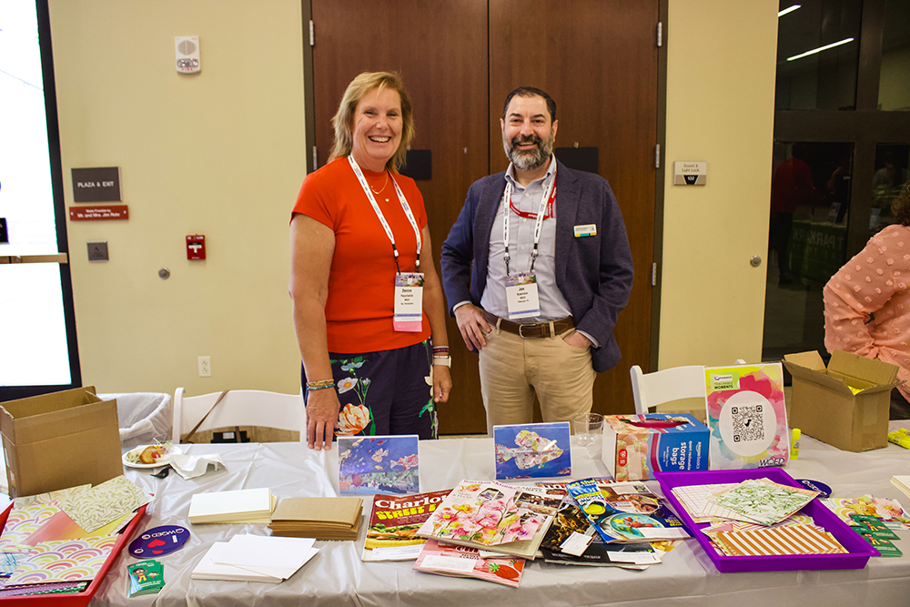 Pictured are WQED staff at the Remake Learning assembly. Photo by Nadia Jones.