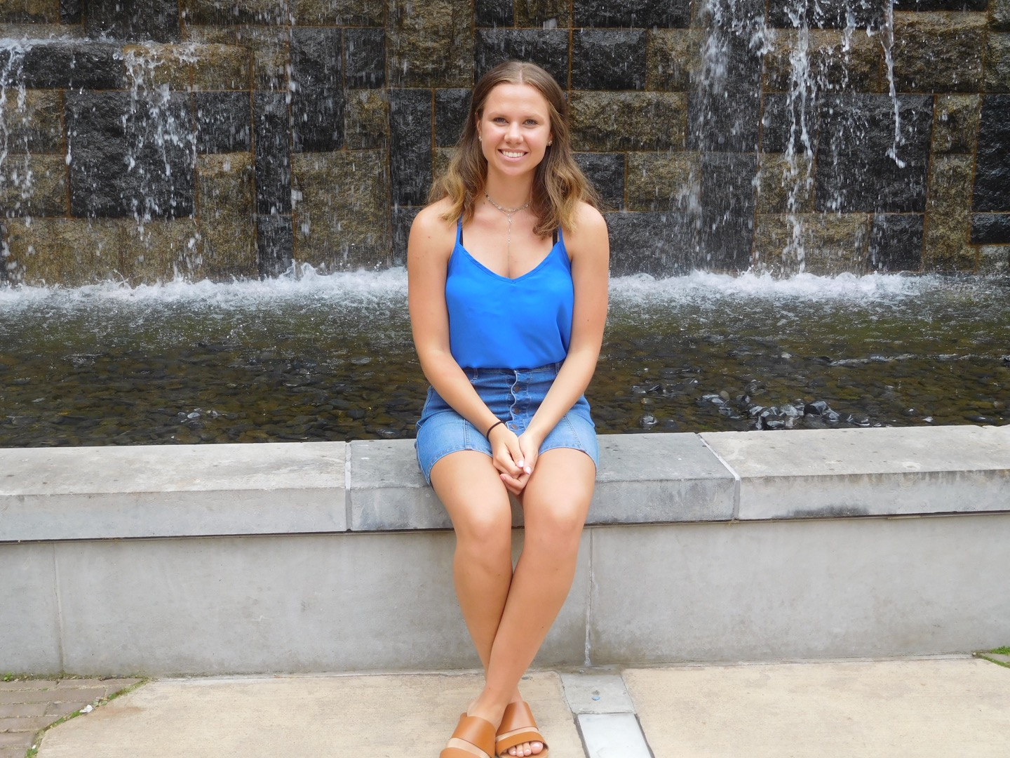 Pictured is Alexandra Gradwell, sports, arts and entertainment management major