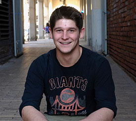 Pictured is Nick Koehler, photojournalism major. | Photo by Sydney Patton