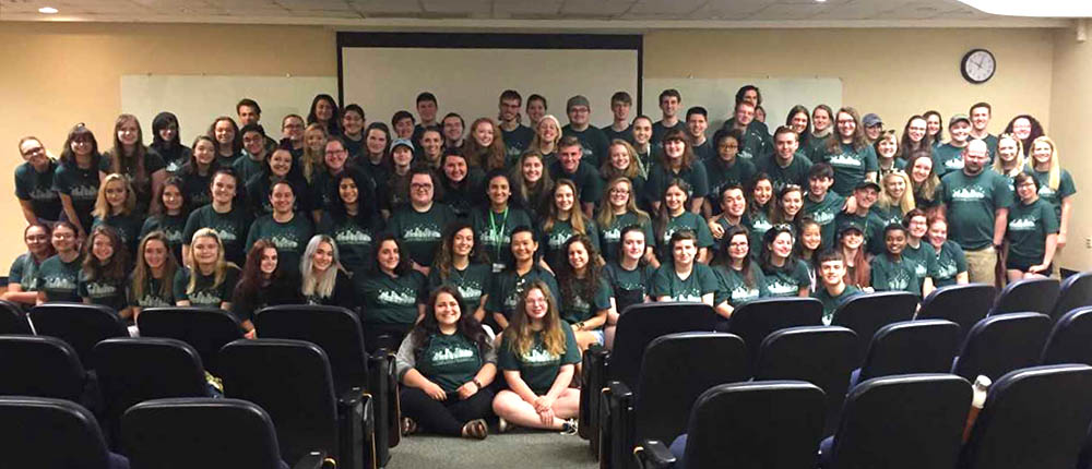 Point Park University Honors Program students. Submitted photo