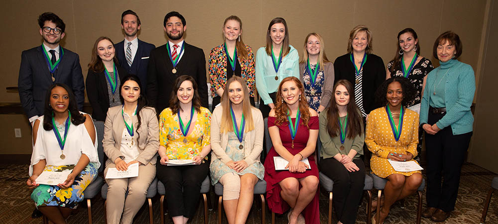 Point Park University students at the Alpha Chi National College Honor Society Induction at the Fairmont Hotel. Photo | John Altdorfer